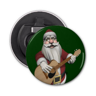 Musical Santa Claus Playing Christmas Songs Bottle Opener