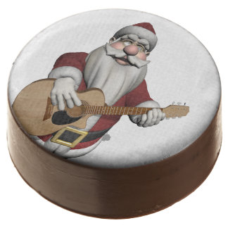 Musical Santa Claus Playing Christmas Songs Chocolate Dipped Oreo