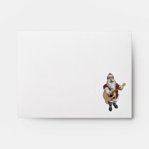 Musical Santa Claus Playing Christmas Songs Envelope