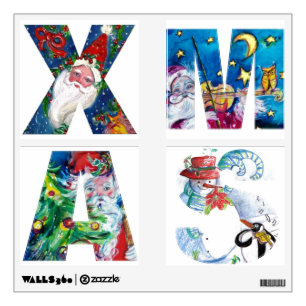 MUSICAL SANTA XMAS PARTY / PENGUIN'S SERENADE WALL STICKER