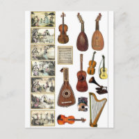 Musical scenes and instruments