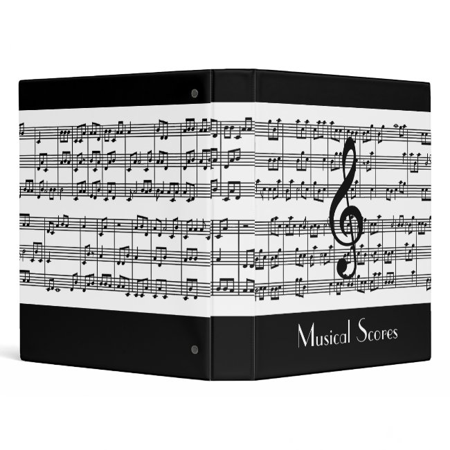 Musical Score Design Binder