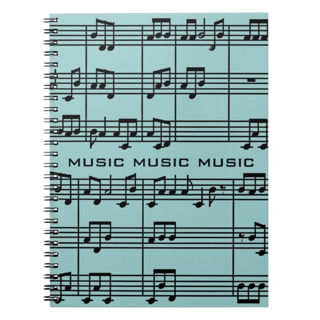 Musical Score Notebook
