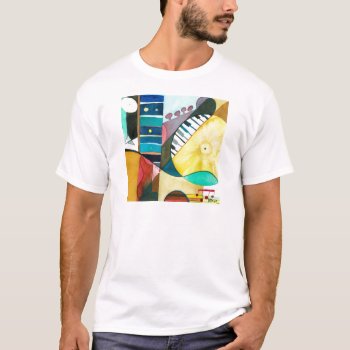 Musical Series - Guitar Tracks T-shirt by marcoimage at Zazzle