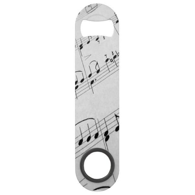 Musical Sheet Notes Bar Key (Front)
