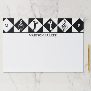 Musical Signs Paper Pad