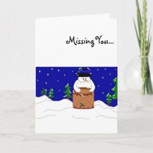Musical Snowman Holiday Card