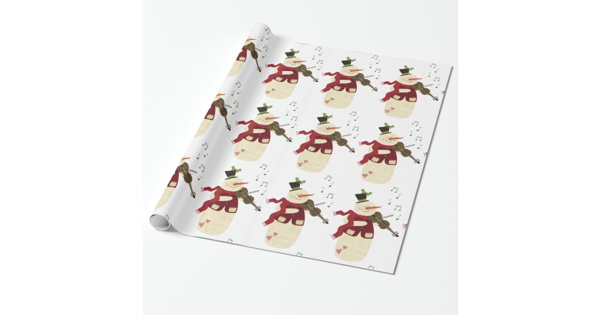 from santa, with love red wrapping paper | Zazzle