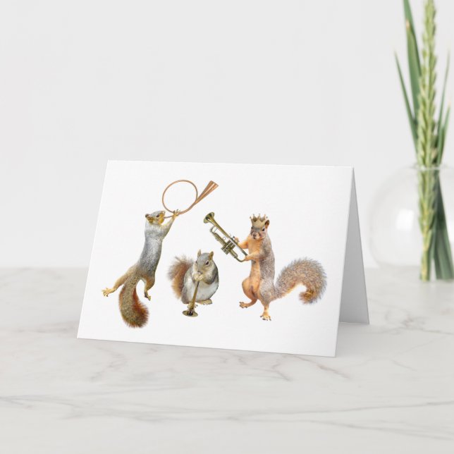 Musical Squirrels Card (Front)