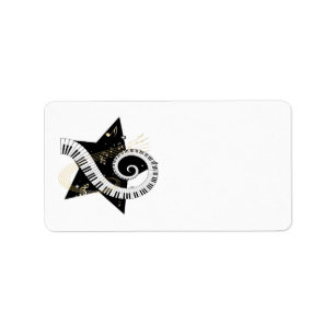 Musical Star Golden Notes Label