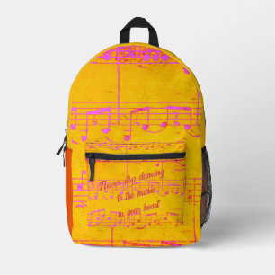 Musical Steps- Citrus Jam Backpack