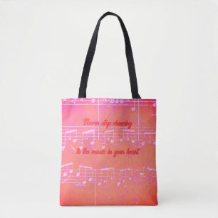 Musical Steps- Mango Tango Tote Bag