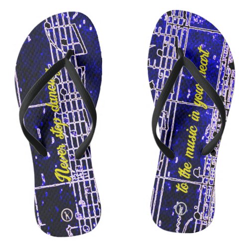 Musical Steps_ Moonlight Serenade Flip Flops