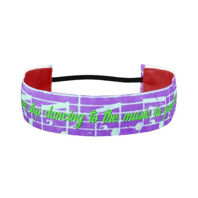 Musical Steps- Royal Dance Non-Slip Headband (Front)