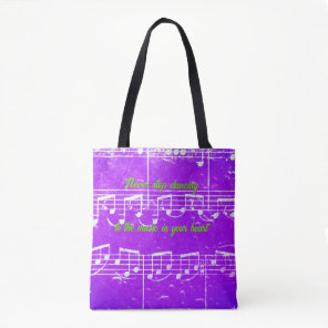 Musical Steps- Royal Dance Tote Bag
