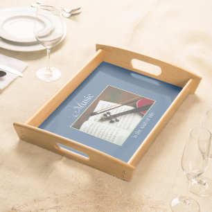 Musical Strings, The Soul of Life, Traditional Serving Tray