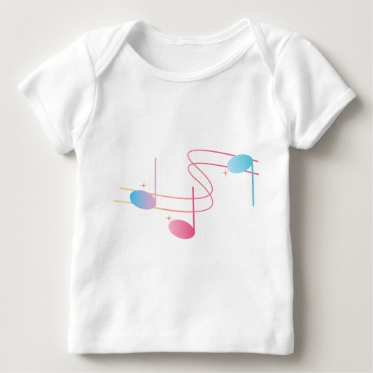Musical Swirl Baby T-Shirt