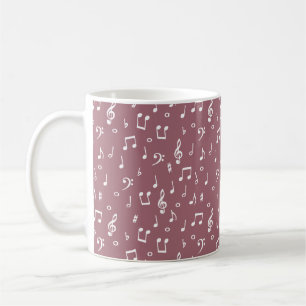 musical symbols coffee mug