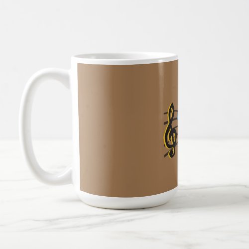  Musical Symbols on Classic Mug