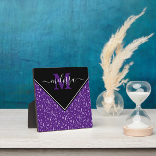 Musical symbols personalized plaque