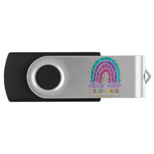 Musical Teacher Teaching Music Is My Jam Rainbow Flash Drive
