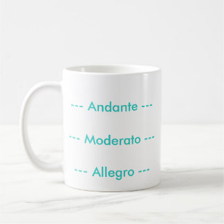 Musical Tempos Mug