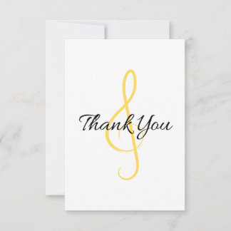 Musical Thank You Card 1