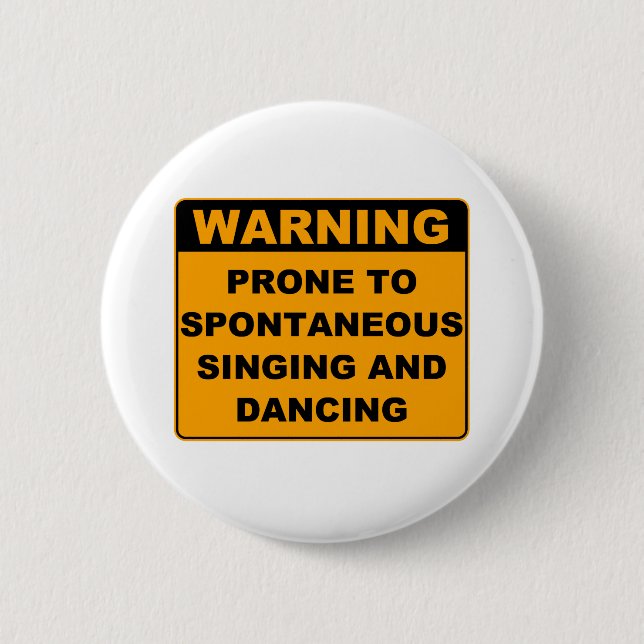 Musical Theater Pinback Button (Front)