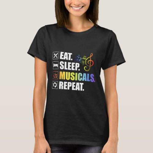 Musical Theatre I Funny Broadway Theater T_Shirt