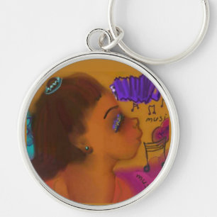 Musical Theme Keychain