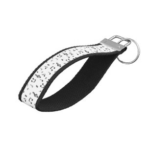 Musical theme wrist keychain