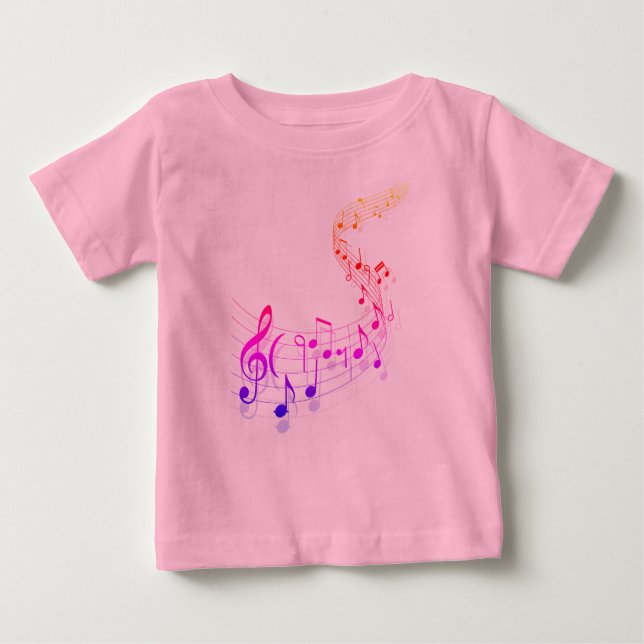 Musical Toddler Ruffle Tee (Front)