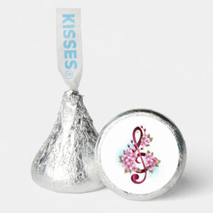 Musical treble clef notes with Sakura flowers Hershey®'s Kisses®