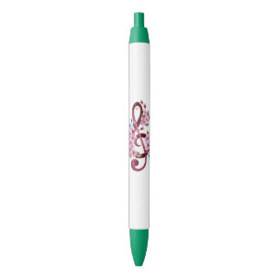 Musical treble clef notes with Sakura flowers Pen