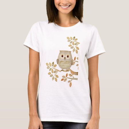 Musical Tree Owl T-shirt