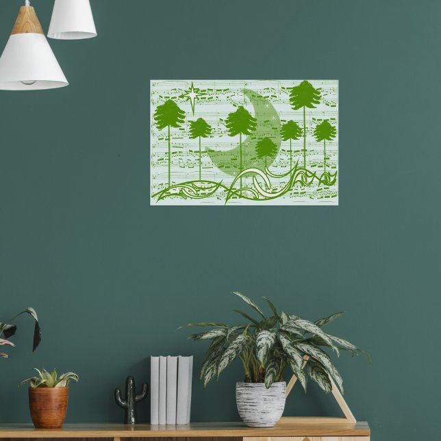 Musical Trees Poster (Living Room 1)