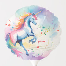 Musical Unicorns Balloon