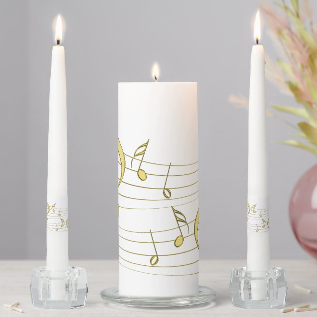 Musical Unity Candle Set (In Situ)