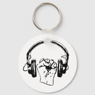 Musical Uprise button Keychain