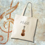 Musical Violin Classical Music Personalized Tote Bag