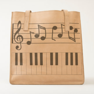 Musically Keyboard Style Tote