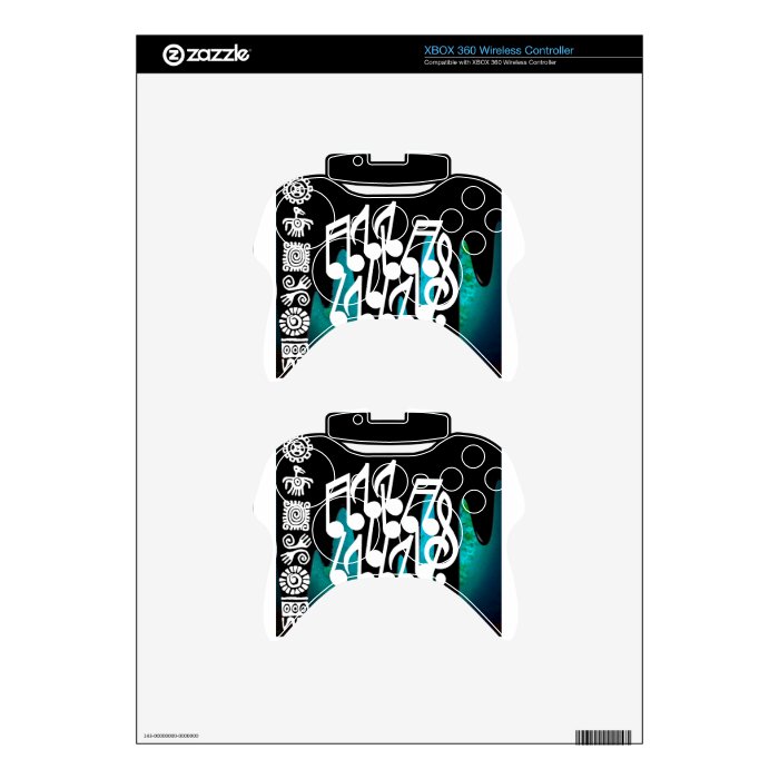 MUSICALS NOTES XBOX 360 CONTROLLER SKIN