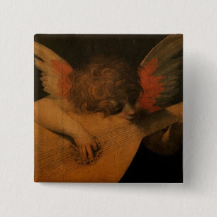 Musician Angel Pinback Button