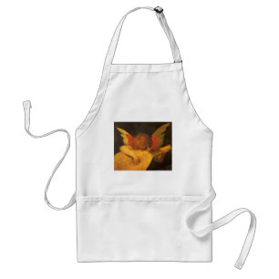 Musician Angel Playing Lute by Rosso Fiorentino Adult Apron