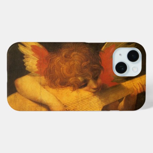 Musician Angel Playing Lute by Rosso Fiorentino iPhone 15 Case