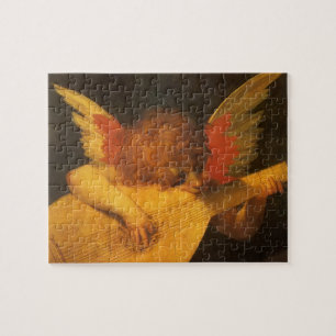 Musician Angel Playing Lute by Rosso Fiorentino Jigsaw Puzzle