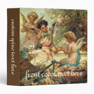 Musician Angels by Hans Zatzka, Victorian Fine Art 3 Ring Binder
