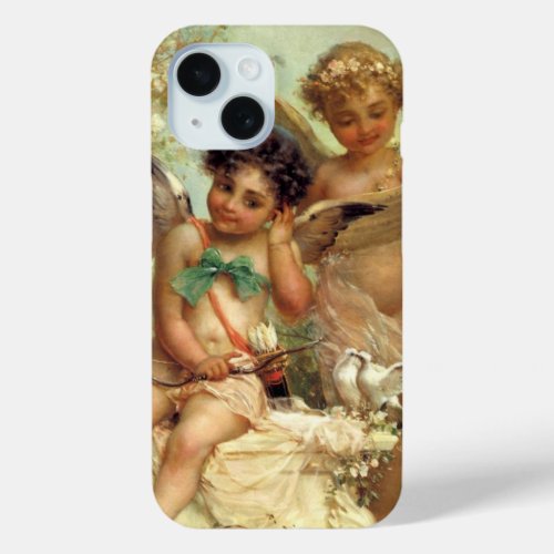 Musician Angels by Hans Zatzka Victorian Fine Art iPhone 15 Case