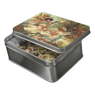 Musician Angels by Hans Zatzka, Victorian Fine Art Jigsaw Puzzle