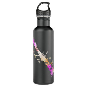 Musician Artist Music Teacher Watercolor Clarinet2 Stainless Steel Water Bottle